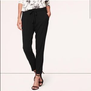 Loft drawstring dress pants